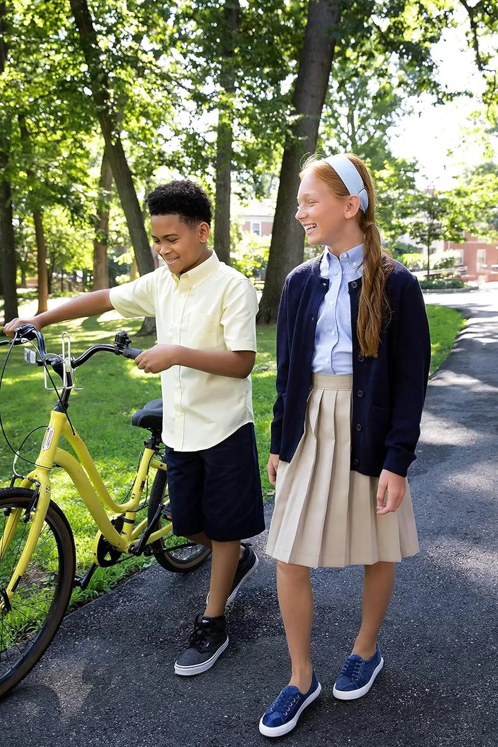 French Toast Girls' Short Sleeve Oxford Shirt