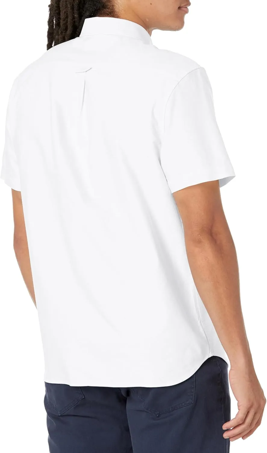 Lacoste Men's Short Sleeve Regular Fit Oxford Button Down Shirt