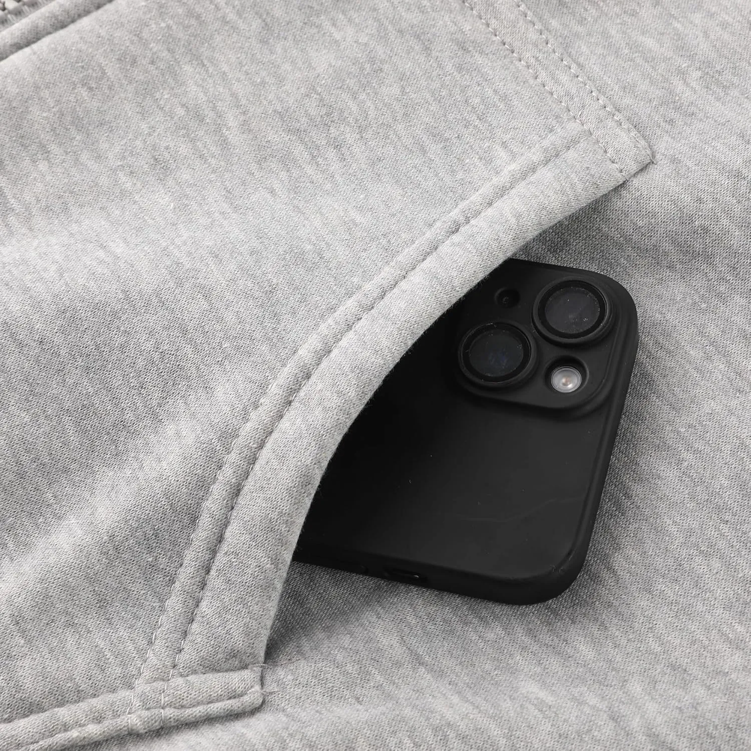 Men's Full Zip Fleece Hoodie Lightweight Athletic Performance Sweatshirt Jacket with Pocket