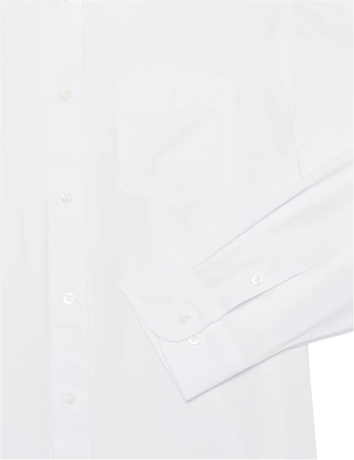 Nautica Big Boys' School Uniform Long Sleeve Performance Oxford Button-Down Shirt