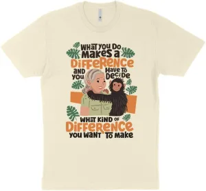 TeesAndTankYou Jane Goodall Quote Shirt Unisex