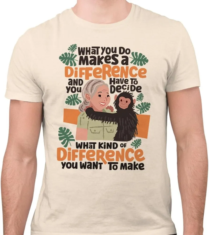 TeesAndTankYou Jane Goodall Quote Shirt Unisex