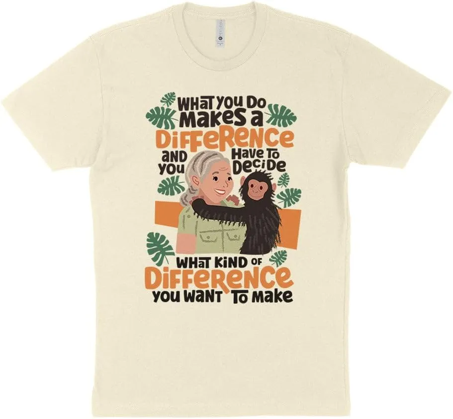 TeesAndTankYou Jane Goodall Quote Shirt Unisex